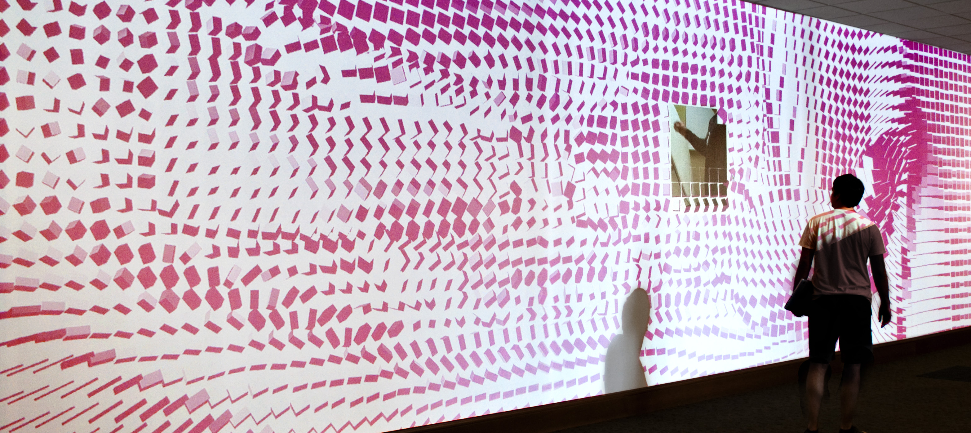 Artista faz grafite virtual usando o Kinect